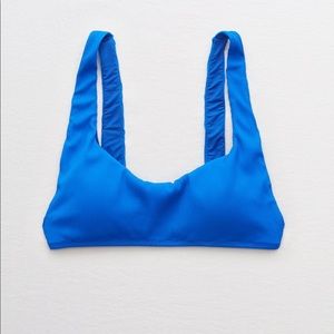 Aerie side scoop bikini w/  low rise strap bottoms